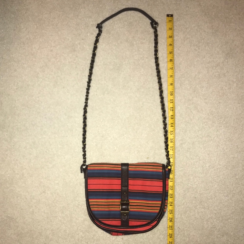 Forever 21 Multicolor Stripe Crossbody Purse